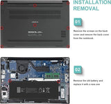 60Wh F3YGT Replacement Laptop Battery for Dell Latitude 7280 7290 7380 7390 7480 7490 DM3WC
