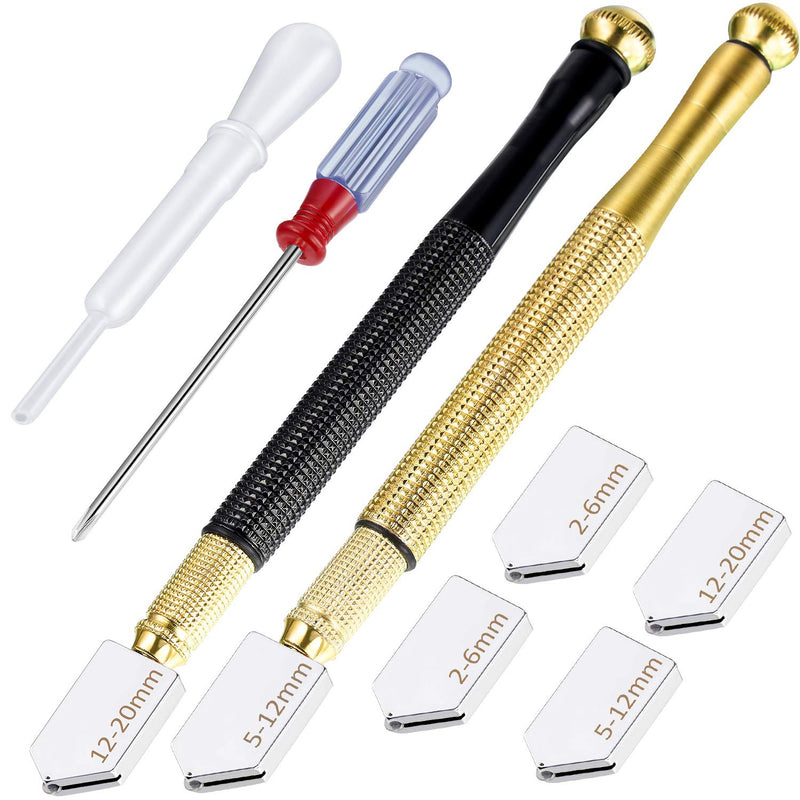 Glass Cutter Tool Mirror Cutting Tool With 2-6 Mm, 5-12 Mm, 12-20 Mm Glass Cut