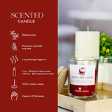 7Oz Apple Cinnamon Scented Candle For Home, Cozy Aromatherapy Candle, Long-Lasting Candle Gift For Women And Men