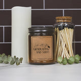 Graduation Gifts For Her Him 2024 | Graduation Candles For Women Men | High School, College, Mba Phd Gift Ideas | Congratulations Proud Of You Gifts | Handmade In Usa | Bamboo + Cypress Scented Candle