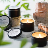 12 Pcs Best Team Gifts Candles Bulk 3 Oz Thank You Soy Wax Jar Scented Candles Thank You Team Party Favor Employees Appreciation Gifts For Teacher Nurse Student Coworker(Black)