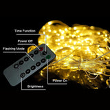 300 Led Curtain String Lights, Twinkle Fairy Lights For Bedroom With 8 Lighting Modes, Usb Christmas Lights For Party Ho