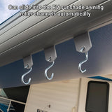 16 Pcs Rv Awning Hooks - S Shaped Rain Canopy Light Clips For Outdoor Camping Tent Hang Clothes & Christmas Party Accessories