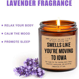 Smells Like You'Re Moving To Iowa - Country Inspired Candle With Fresh Relaxing Vibes - Captures The Charm Of Small Towns And Welcoming Communities - Unique Home Atmosphere Decoration Candle