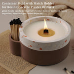 Large Candle Holder Silicone Resin Concrete Cement Mold, Unique Candle Vessels Jewelry Holder Round Container Jar Box Bowl For Diy Storage Craft Decor