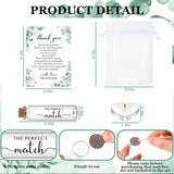 Wedding Party Favors For Guests Bulk Including Mini Heart Shaped Candles Empty Matches Jars With Cork Top Thank You Cards And Organza Bags For Diy Wedding Bridal Shower Party Guests Souvenir Gift (25)