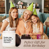 60Th Birthday Gifts For Women, Men, 9Oz Lavender Scented Soy Wax Candle, 1966, 60Th Birthday Decorations For Woman, Men, Her, Him, Friends, Sister, Wife, Mom, Sixty Year Old Gift