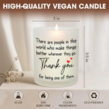 Galentines Thank You Gifts For Women - Vanilla Lavender Candle 10 Oz - Inspirational Birthday Valentines Day Gifts For Friend Women Coworkers Teachers Nurses Boss Employees, Appreciation Gift