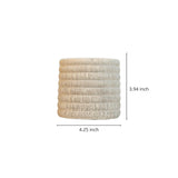 Clean Cotton Scented Candle – 14Oz White Ceramic Jar – 71H, Smokeless – Premium Paraffin And Palm Wax – Elegant Home Décor