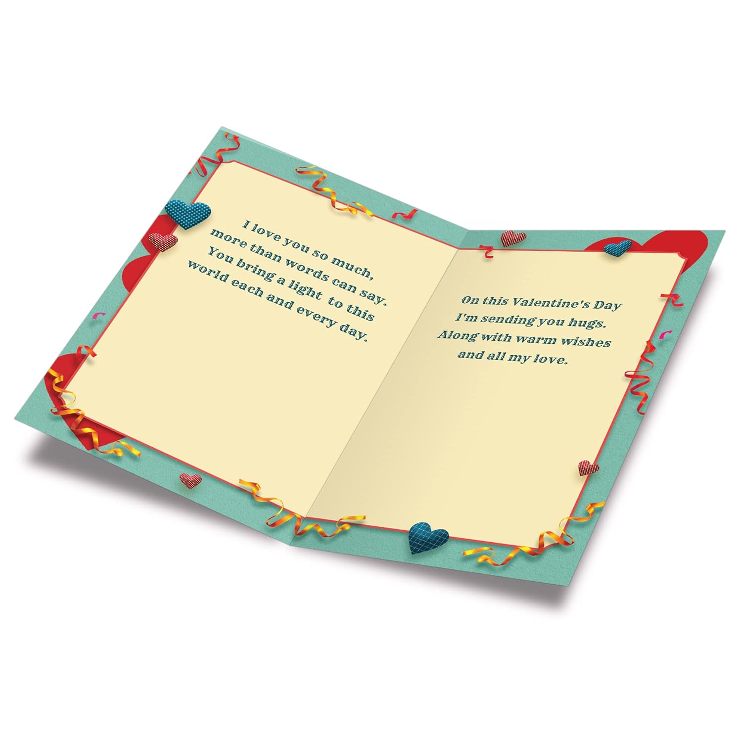 Valentine'S Day Card For Grandson, Made In America, Eco-Friendly, Thick Card Stock With Premium Envelope 5In X 7.75In, Packaged In Protective Mailer