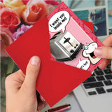 - Pack Of 3 Humorous Valentine'S Day Greeting Cards With Envelopes, Funny Cartoon Toaster Love Holiday For Men And Women Couples (1 Designs, 3 Each) - Want You Inside Me C2138Vdg-C3X1