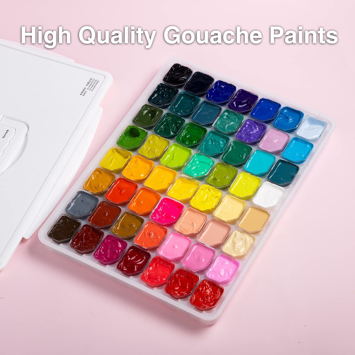 Gouache Paint Set, 56 Colors X 30Ml Unique Jelly Cup Design In A Carrying Case, Gouache Paint Perfect For Artists, Students, And Beginners