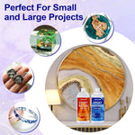 Crystal Clear Epoxy Resin Kit 32Oz, Bubble-Free, Anti-Yellowing, Self Leveling Easy Mix 1:1 Coating And Casting Resin For Table Top, Molds, Tumbler Crafts, Painting, Jewelry, Diy Gifts