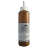 LUKAS CRYL Studio Artists Paint High Pigment Concentration Paint - 250 ml Bottle - Metallic Gold Bronze