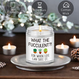 Succulent Candle, Get Well Presents For Women, Cheer Up Ideas, Pick Me Up, Break Up, Plant Lover Gifts For Women, Funny Birthday Valentines Cool Gifts For Plant Lovers Mom Lady Friend Wife Her