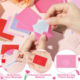 60Pcs Valentine'S Day Mini Tiny Love Notes Gifts For Him Her, Love Letter Cards With Envelopes, Lunch Notes Couple Gifts Ideas For Boyfriend Girlfriend Husband Wife