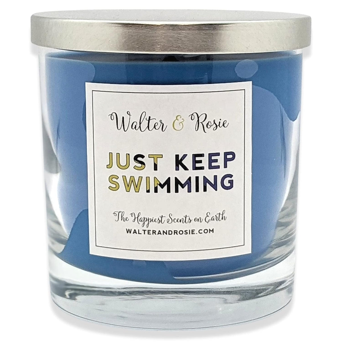 - Just Keep Swimming Soy Wax Blend Candle - 11 Oz, Up To 40 Hrs Long Lasting, Highly Scented - Inspired By Nemo