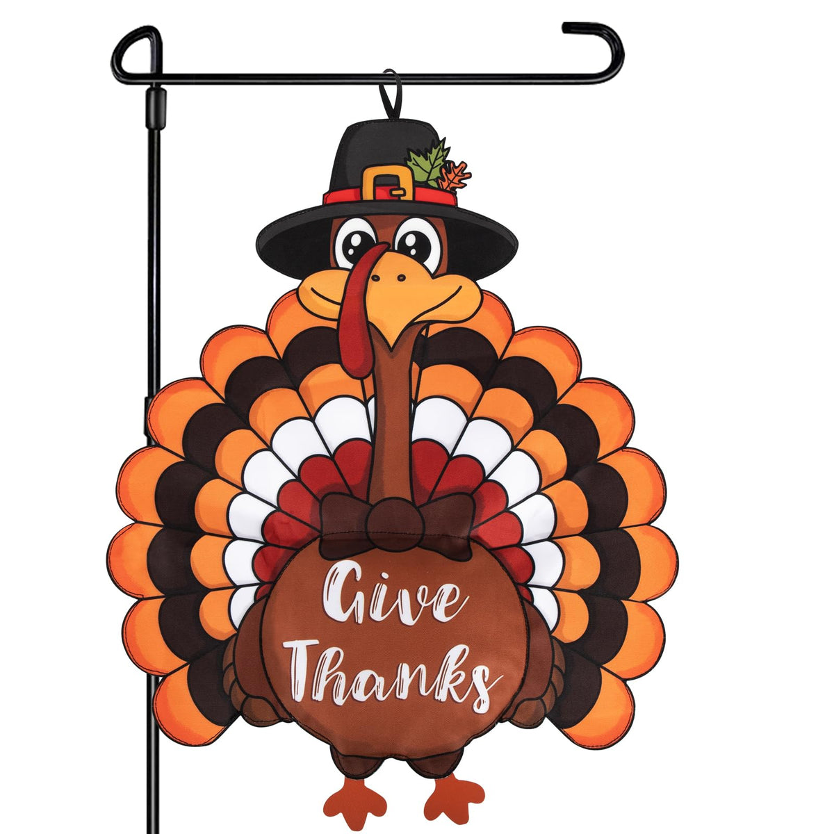 37" Happy Thanksgiving Halloween Outdoor Light Decor Fall Neon