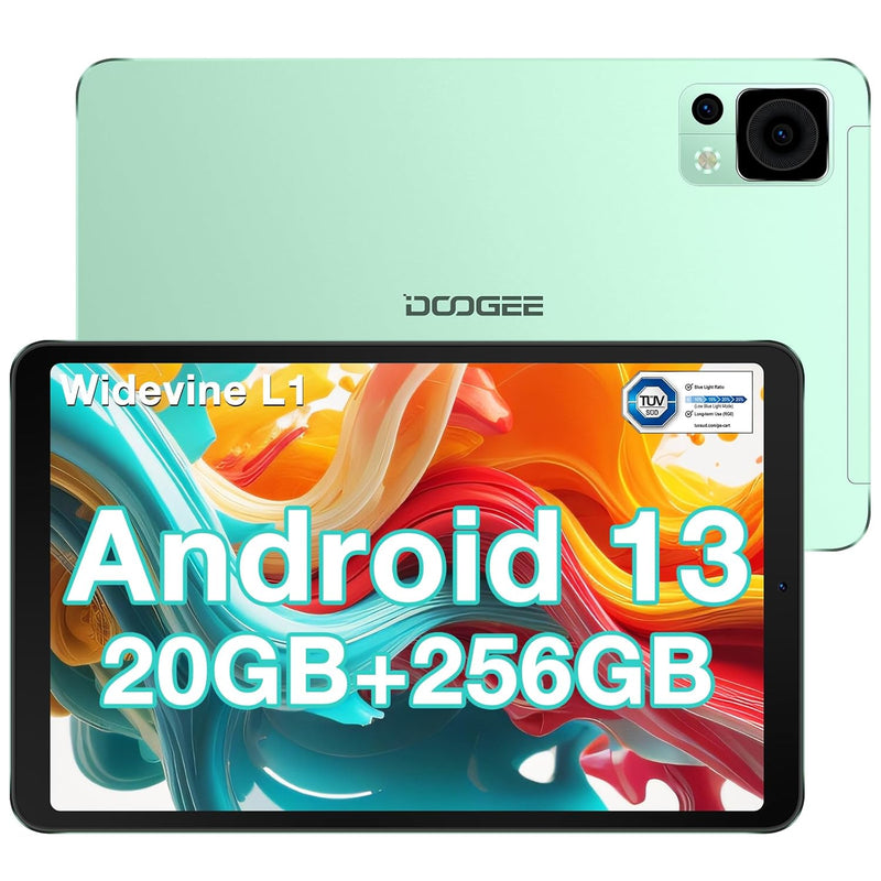 DOOGEE T20 Mini Pro Android 13 Tablet, 20GB+256GB/TF 1TB Octa Core, 1920 * 120