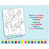 - Grandson Birthday Card - Made In Usa - Features A Mini-Coloring-Page Inside - 94790