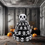 Halloween 4D Skull Foil Balloon 43" Helium Mylar Balloons for Halloween Party Decoration