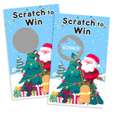 Christmas Scratch Off Cards (40 Pack) Christmas Party Game For Holiday Events - Groups, Adult - Festive Raffle Tickets For Prize Drawings Choice Christmas Star