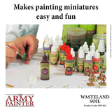 Wasteland Soil Warpaint - Acrylic Heavily Pigmented Water Based Paint For Tabletop Roleplaying, Boardgames, And Wargames Miniature Model Painting