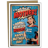 - Funny Mothers Day Card From Kids (Handmade In Usa) - Funny Mothers Day Card From Son, Daughter, Husband (5X7 Inch, Blank Inside) With Kraft Envelope (Peel-Seal)