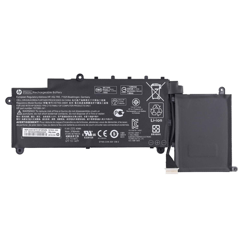 Ps03Xl 43Wh Laptop Battery Compatible With Hp Stream X360 Db6R 11-P015Wm Hstnn