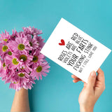 Funny Valentine Day Card Gift Him Her, Rude Anniversary Cards Gift For Men Women, Happy Valentines Day Cards For Boyfriend, Husband, Wife, Girlfriend, Fiancé, Partner, Birthday Cards