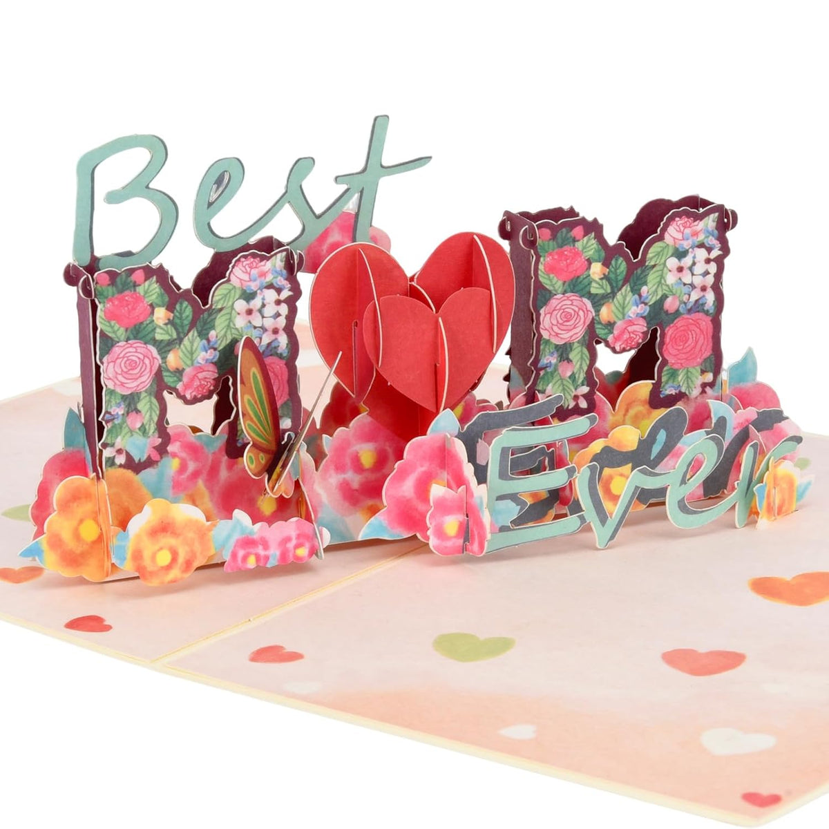 Mother'S Day Pop Up Card, 3D Greeting Card For Mother'S Day, Thinking Of You, Thank You, Anniversary, Engagement, Just Because For Woman Wife Mother Mom All Occasion