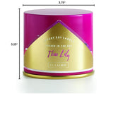 Illume Thai Lily Soy Candle, Vanity Tin, Pink, 11.8 oz.