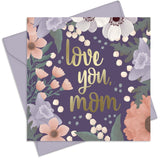 Mothers Day Card For Mom From Daughter Or Son - Heartfelt Message Inside - Unique Design With Room For Personal Note