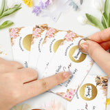 Highland Cow Baby Shower Scratch-Off Game Cards For Adults (50-Pack) - 'A Little Holy Cow Is On The Way' Themed Party Activity, Fun Group Game For Celebrations & Guest Entertainment-W4