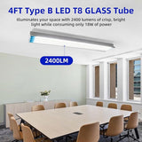 20 Pack 4FT T8 LED Type B Ballast Bypass Tubes 18W 2400LM 5000K G13 Frosted Lens