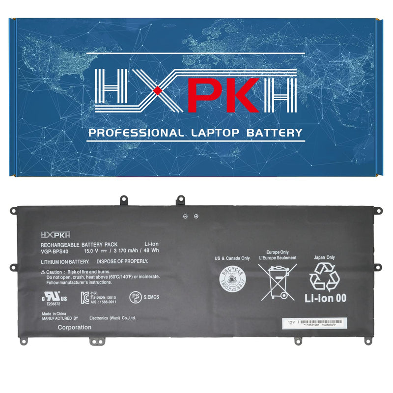 Hxpk Vgp-Bps40 Laptop Battery For For Sony Vaio Flip Svf 15A Svf15N17Cxb Svf15