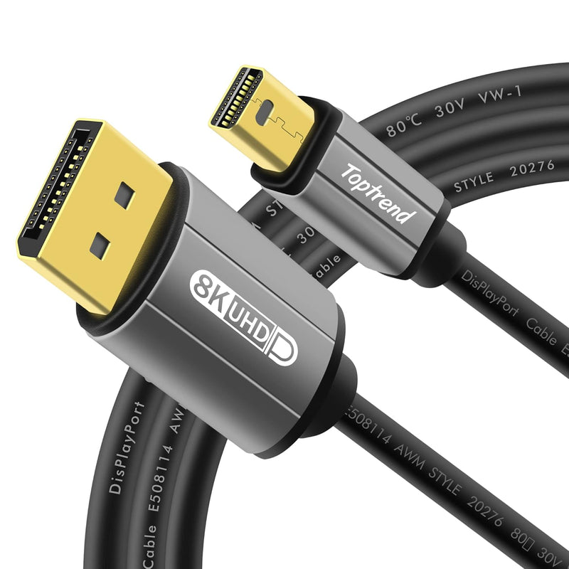 Mini Displayport Cable 3Ft, 8K Dp [Display Port] Cable 1.4 Supports To 8K 60Hz