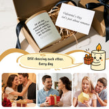 Funny Gifts For Him Her Couple Valentine’S Day Candle Romantic Gift For Girlfriend Boyfriend Online Dating & Anniversary Birthday Gift For Women Men Couples Valentine Candle