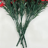 28 Large Blooms Artificial Carnations Bulk With 28 Mini Blooms, Red Carnations Artificial Flowers With Leaves,Silk Carnation For Mother’S Day, Wedding, Home Decor