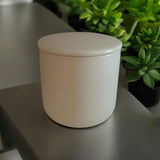 Eucalyptus & Spearmint Scented Candle – White Jar With White Lid | Aromatherapy Candle For Stress Relief, Relaxation, Spa & Gift | Clean Fresh Long-Lasting Fragrance