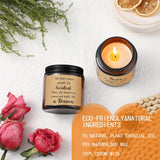 12 Pieces Thank You Candle Gifts 3.5 Oz Teacher Employee Appreciation Gift Jar Soy Wax Candle Set For Women Men Nurses Teachers(Vintage)