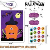 Halloween Games For Kids: Party Games Activities - Pin The Eye On The Monster & Tail