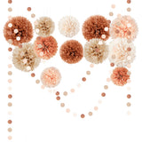 Fall Bridal Shower Decorations Set,15PCS for Boho Wedding