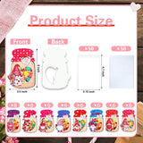 Valentine'S Day Cards For Kids, 48 Pack Happy Valentines Day Gnomes Mason Jar Cards With Treat Bags For Boys Girls Toddler School Class Classroom Exchange Party Favors(Candy Not Included)