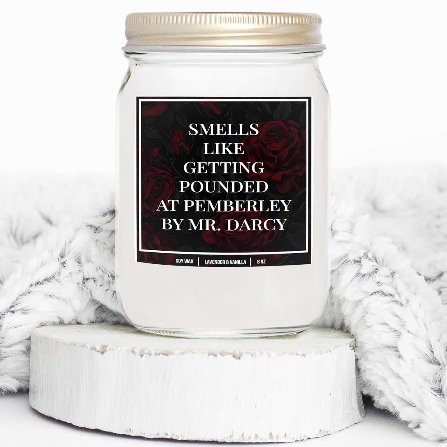 You Nique Designs Pride And Prejudice Gifts, Jane Austen Gifts 8Oz Candle, Cool Surprise For Bookworms, Book Themed Present, Unique Bookworm, Bookish Ideas For Book Readers (Lavender & Vanilla)
