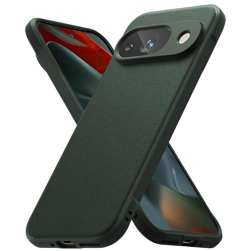 Pixel 9 Case, Anti-Fingerprint, Non-Slip Grip, Precise Cutouts, Dark Green