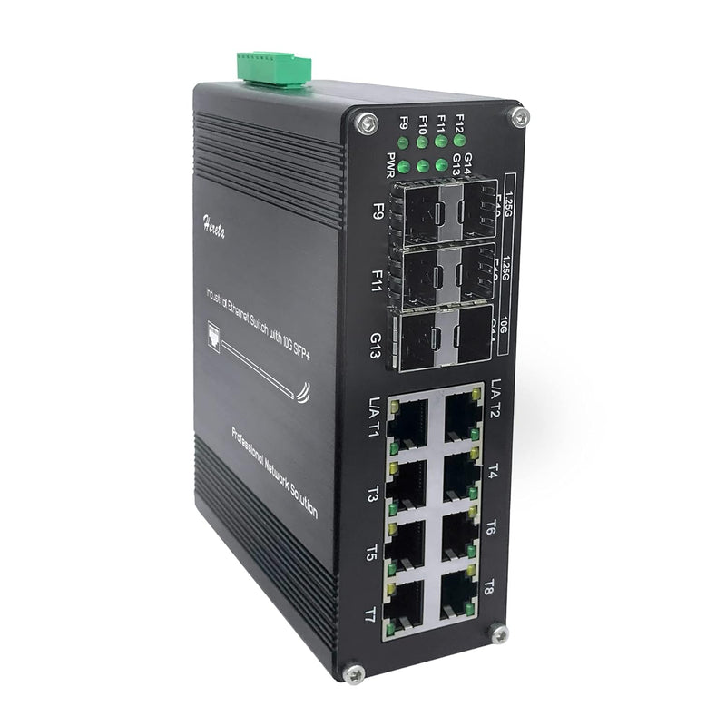 Hardened Industrial Gigabit Ethernet Switch 8 Ports 10/100/1000T Auto Mdi/Mdix