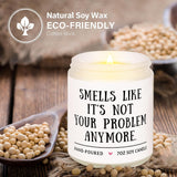 Divorce Gifts For Women, Lavender Scented Soy Wax Candle, Farewell Gifts For Coworkers, Going Away/Leaving Job/Goodbye/Retirement Gift For Woman, Friend, Work Bestie