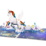 Unicorn Pop Up Card, Unicorn Birthday Card, Pop Up Birthday Card, Anniversary Card, Thank You Card, 3D Pop Up Greeting Cards For Kids, Girl,Women,Sister