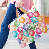 13" Large Happy Birthday Gift Bag With Tissue Paper And Card,Colorful Happy Birthday Gift Bag Set With Handles For Girls Kids Women,Colorful Balloon Design With Handles